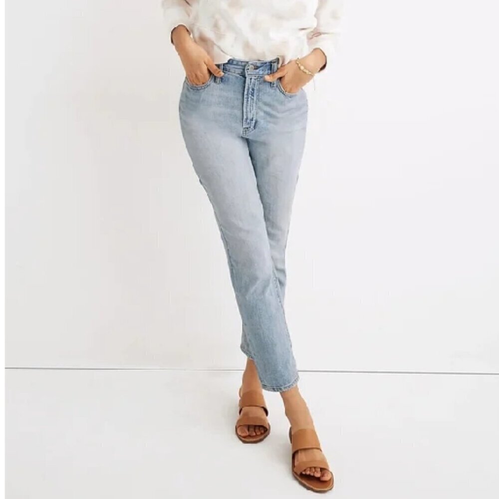 Madewell The Curvy Perfect Vintage Jean High Rise Light Wash Size 24